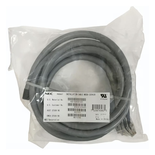 [NEC670535] NEC 670535 BE112196 Mod8-25 Pair Installationa Cable (New)